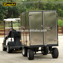 EXCAR 2 Seat electric golf cart club car 4 steel electric golf cart trailers trailer